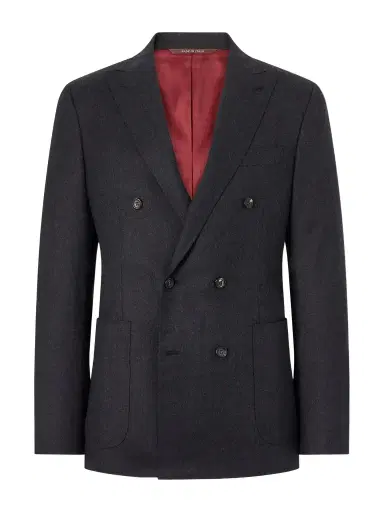 Canali Kei Double-Breasted Wool Blazer - Men | Thumbnail 1 Canali Kei Double-Breasted Wool Blazer - Men | Thumbnail 1