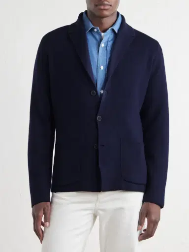 Inis Meáin Pub Merino Wool, Cotton and Cashmere-Blend Cardigan - Men | Thumbnail 3 Inis Meáin Pub Merino Wool, Cotton and Cashmere-Blend Cardigan - Men | Thumbnail 3