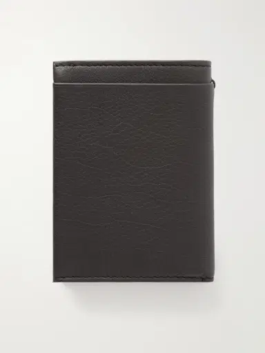 Zegna Logo-Embellished Full-Grain Leather Wallet - Men | Thumbnail 2