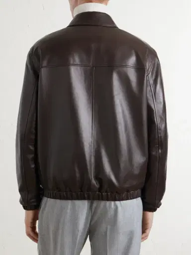 Canali Leather Jacket - Men | Thumbnail 4