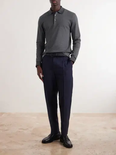 Zegna Cotton Polo Shirt - Men | Thumbnail 2 Zegna Cotton Polo Shirt - Men | Thumbnail 2