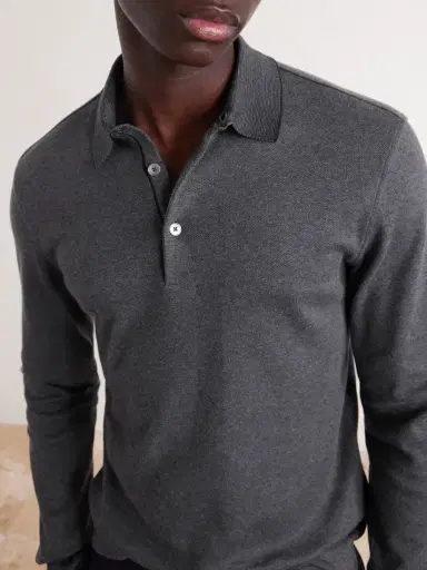 Zegna Cotton Polo Shirt - Men | Thumbnail 5 Zegna Cotton Polo Shirt - Men | Thumbnail 5