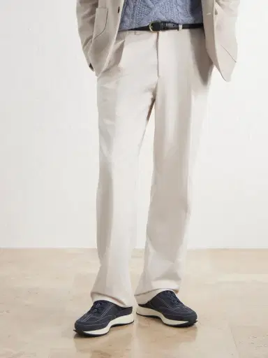 John Lobb Laced Stream Nubuck Sneakers - Men | Thumbnail 2