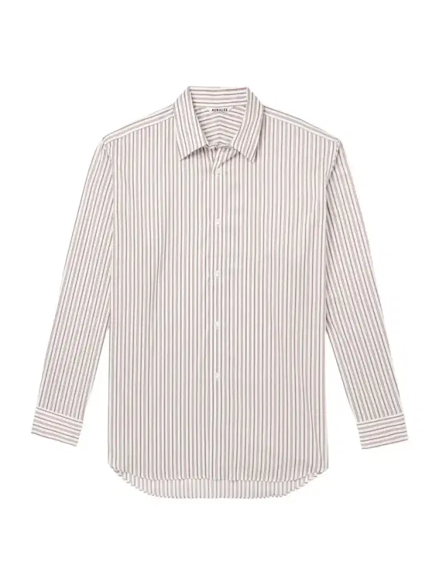 Auralee Striped Cotton and Silk-Blend Shirt - Men