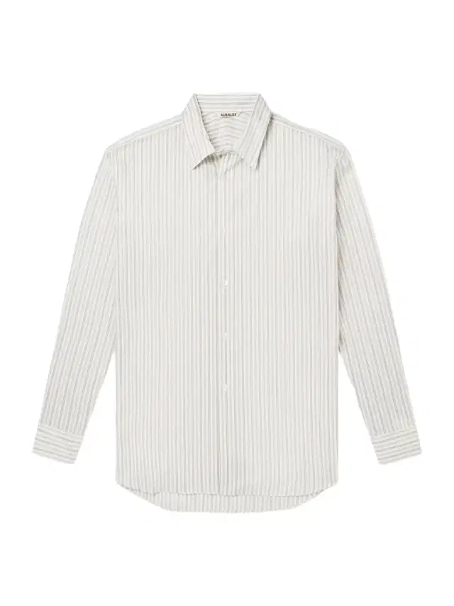 Auralee Striped Cotton and Silk-Blend Shirt - Men
