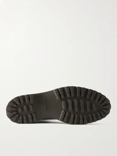 John Lobb Peak Patchwork Leather, Suede and Nubuck Lace-Up Boots - Men | Thumbnail 3