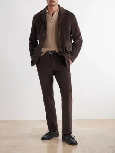 Slowear Zanone Slim-Fit Virgin Wool Polo Sweater - Men | Thumbnail 2