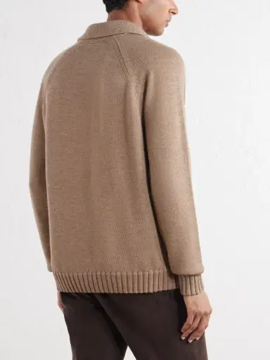 Slowear Zanone Slim-Fit Virgin Wool Polo Sweater - Men | Thumbnail 6