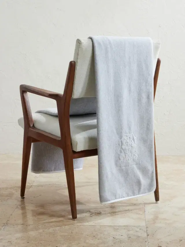 Brunello Cucinelli Logo-Embroidered Cotton-Terry Beach Towel - Men