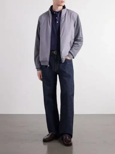 Peter Millar Solarspun Waffle Knit-Trimmed Shell Jacket - Men | Thumbnail 2
