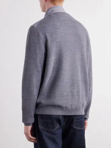 Peter Millar Solarspun Waffle Knit-Trimmed Shell Jacket - Men | Thumbnail 4