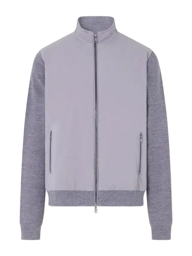 Peter Millar Solarspun Waffle Knit-Trimmed Shell Jacket - Men