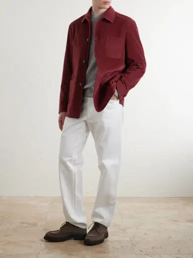 Canali Cotton-Corduroy Overshirt - Men | Thumbnail 2