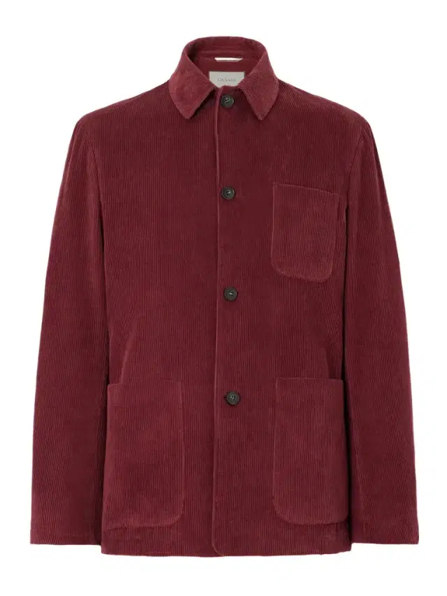 Canali Cotton-Corduroy Overshirt - Men