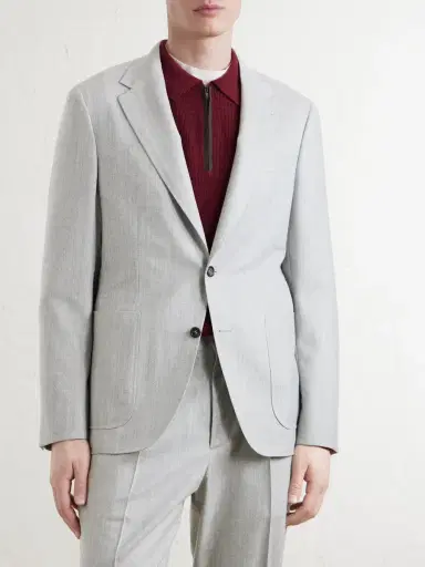 Canali Kei Wool Blazer - Men | Thumbnail 3 Canali Kei Wool Blazer - Men | Thumbnail 3