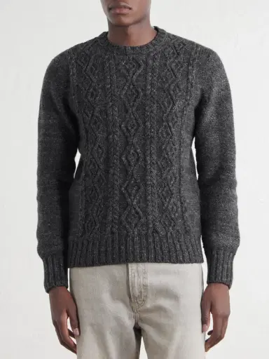 Inis Meáin Aran Cashmere Sweater - Men | Thumbnail 3