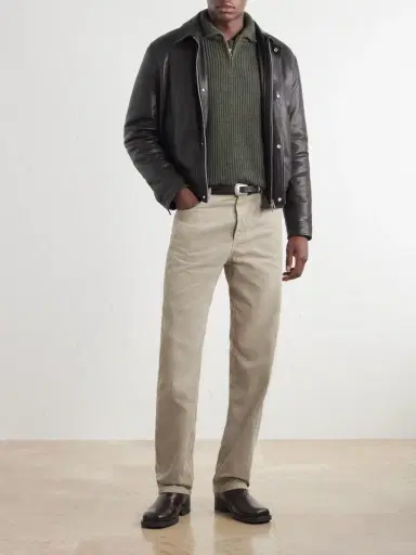 A.P.C. Virgin Wool Half-Zip Sweater - Men | Thumbnail 2