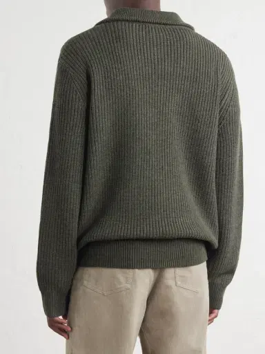 A.P.C. Virgin Wool Half-Zip Sweater - Men | Thumbnail 4