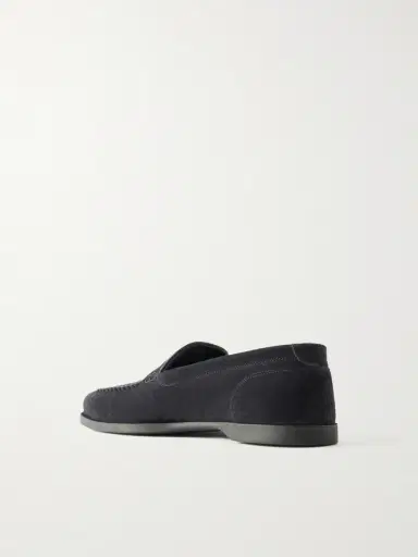 John Lobb Pace Suede Loafers - Men | Thumbnail 4
