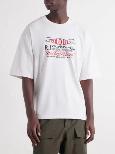 Polo Ralph Lauren Logo-Print Cotton-Jersey T-Shirt - Men | Thumbnail 3