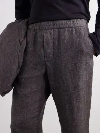 James Perse Straight-Leg Linen Suit Trousers - Men | Thumbnail 5 James Perse Straight-Leg Linen Suit Trousers - Men | Thumbnail 5