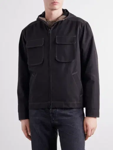 Oliver Spencer Saltash Cotton-Blend Gabardine Hooded Jacket - Men | Thumbnail 3