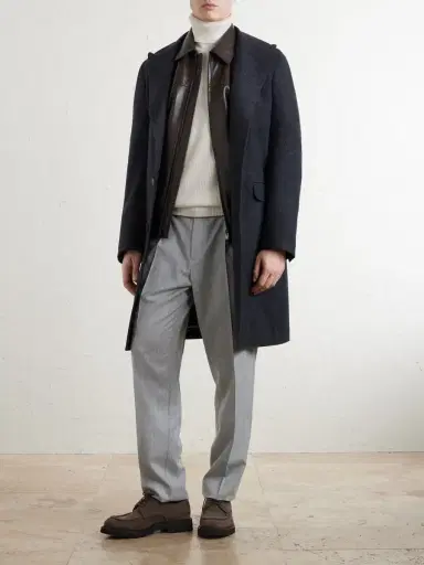 Canali Nuvola Wool and Cashmere-Blend Coat - Men | Thumbnail 2