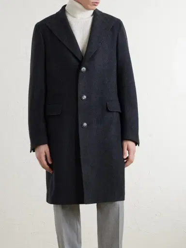 Canali Nuvola Wool and Cashmere-Blend Coat - Men | Thumbnail 3
