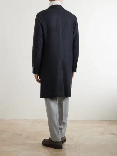 Canali Nuvola Wool and Cashmere-Blend Coat - Men | Thumbnail 4