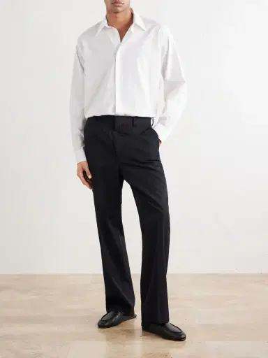 Auralee Finx Cotton-Poplin Shirt - Men | Thumbnail 2