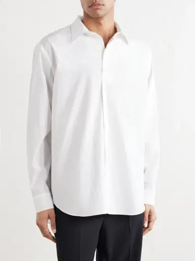 Auralee Finx Cotton-Poplin Shirt - Men | Thumbnail 3