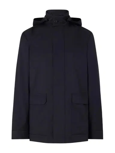 Zegna Twill Hooded Jacket - Men | Thumbnail 1 Zegna Twill Hooded Jacket - Men | Thumbnail 1