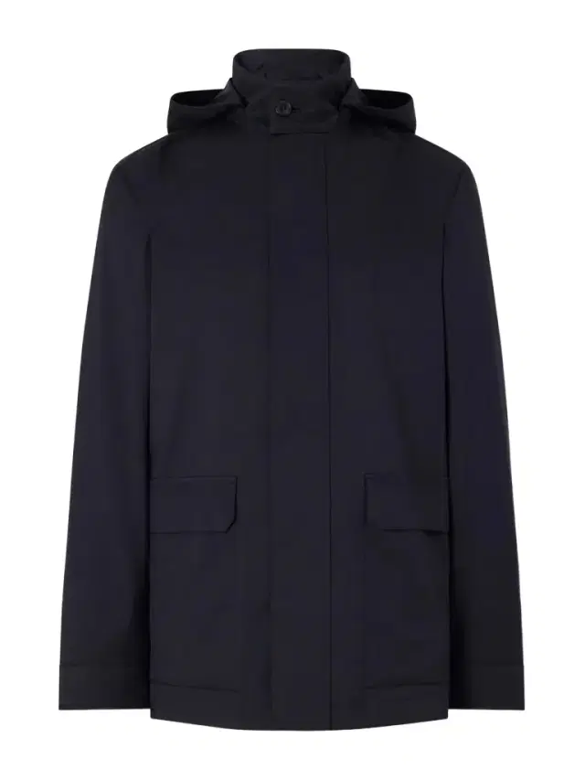 Zegna Twill Hooded Jacket - Men