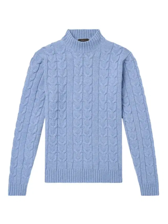 Slowear Zanone Slim-Fit Cable-Knit Virgin Wool Sweater - Men