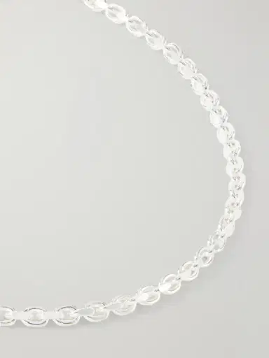 Mikia Sterling Silver and Emerald Necklace - Men | Thumbnail 4 Mikia Sterling Silver and Emerald Necklace - Men | Thumbnail 4