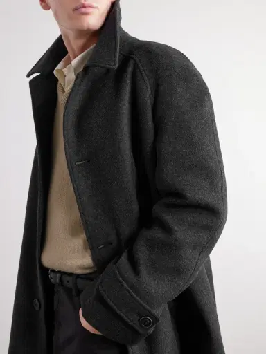 HERNO Wool-Blend Twill Coat - Men | Thumbnail 5
