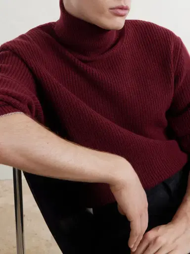 Canali Wool and Cashmere-Blend Rollneck Sweater - Men | Thumbnail 5
