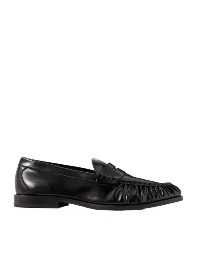 Vinny's Louee Gathered Leather Loafers - Men