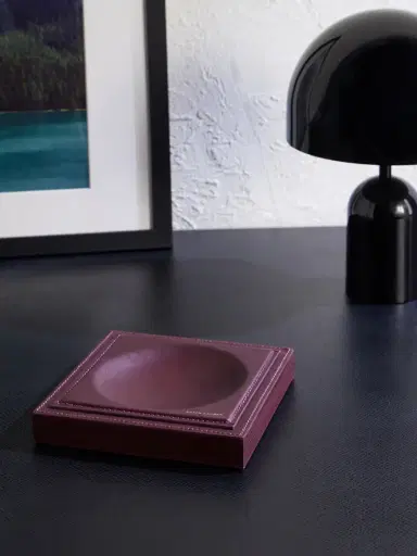 Ralph Lauren Home Brennan Leather and Teak Catchall - Men | Thumbnail 2