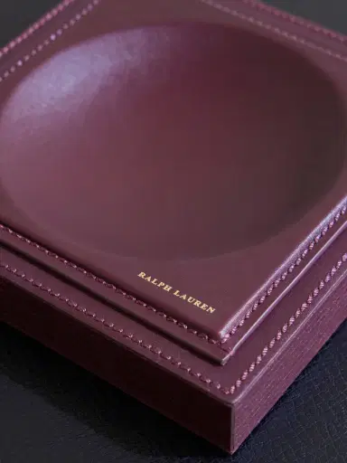 Ralph Lauren Home Brennan Leather and Teak Catchall - Men | Thumbnail 3