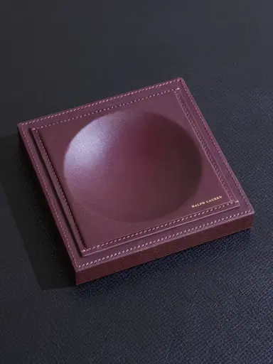 Ralph Lauren Home Brennan Leather and Teak Catchall - Men | Thumbnail 1