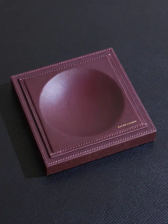Ralph Lauren Home Brennan Leather and Teak Catchall - Men