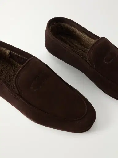 John Lobb Kingstone Suede Slippers - Men | Thumbnail 5