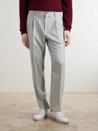 Canali Straight-Leg Wool Trousers - Men | Thumbnail 3 Canali Straight-Leg Wool Trousers - Men | Thumbnail 3