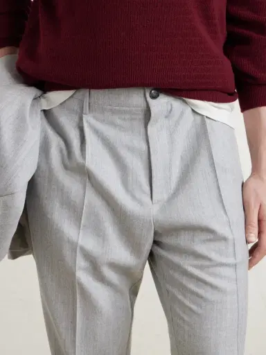 Canali Straight-Leg Wool Trousers - Men | Thumbnail 5 Canali Straight-Leg Wool Trousers - Men | Thumbnail 5