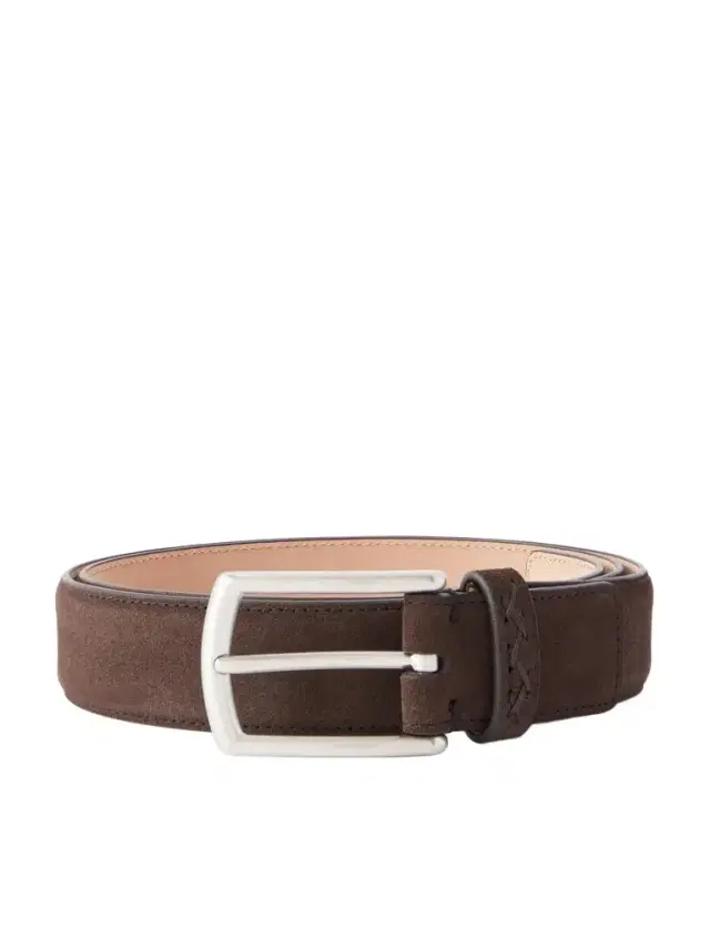 Zegna 3 cm Suede Belt - Men