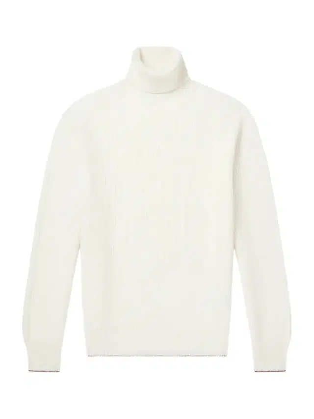 Canali Wool and Cashmere-Blend Rollneck Sweater - Men