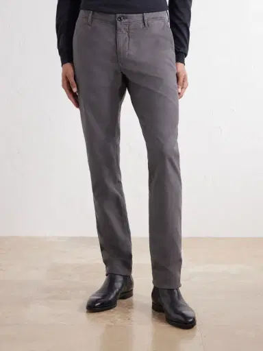 Slowear Incotex Slim-Fit Straight-Leg Stretch-Cotton Trousers - Men | Thumbnail 3