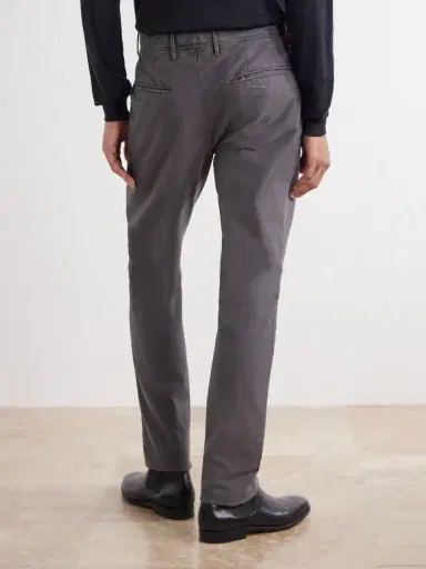 Slowear Incotex Slim-Fit Straight-Leg Stretch-Cotton Trousers - Men | Thumbnail 4