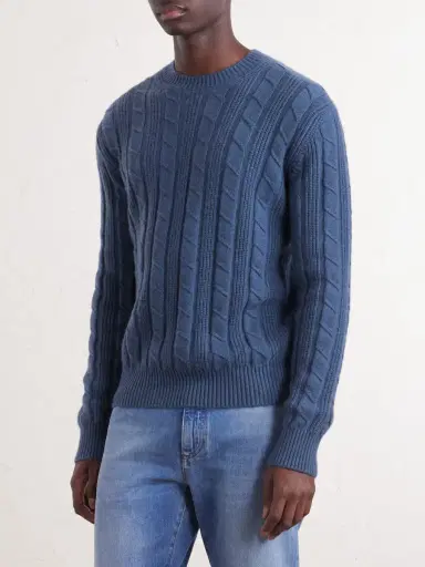 Zegna Oasi Knitted Cashmere Sweater - Men | Thumbnail 3 Zegna Oasi Knitted Cashmere Sweater - Men | Thumbnail 3